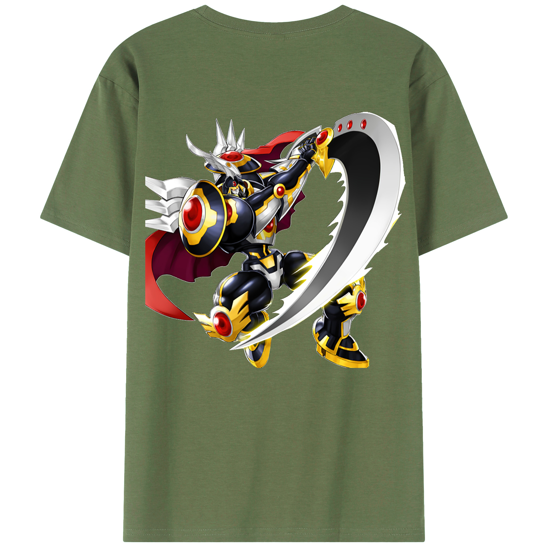 （画像用） 遊☆戯☆王 Yu-Gi-Oh! 綿100％ メンズ半袖Tシャツ（バックプリント） 通気性